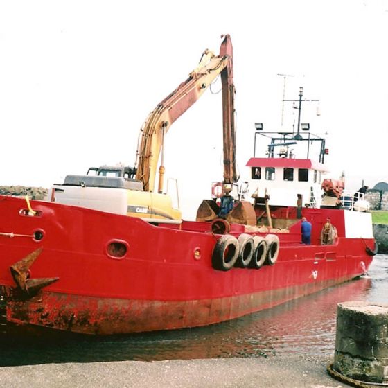 Dredging Carnlough Harbour
